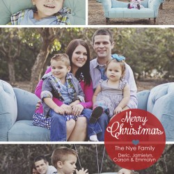 Merry Christmas from The Nye Family iheartnaptime.com
