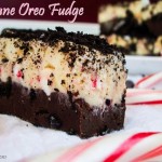 candy cane oreo fudge