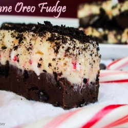 candy cane oreo fudge
