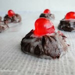 chocolate covered cherry cookies
