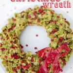 cornflake christmas wreath