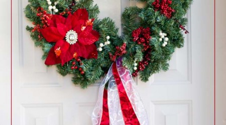 Simple and cute DIY #Christmas #wreath on iheartnaptime.net