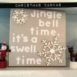 jingle bell canvas