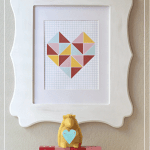 Free Triangle Valentines Wall Art