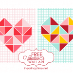 Free Valentines wall art at Iheartnaptime.net