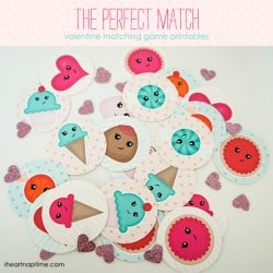 The Perfect Match Valentine Printables