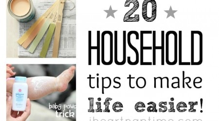 20 household tips to make your life easier on iheartnaptime.net