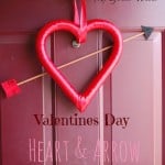 Valentines Day Heart & Arrow Wreath