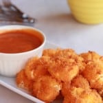 buffalo oven fried goat cheese