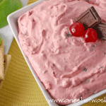 chocolate cherry fruit dip