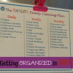 cleaning plan