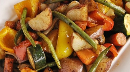 roasted winter vegetables