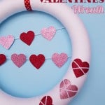 sparkling valentines wreath