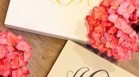#DIY monogram boxes on iheartnaptime.com