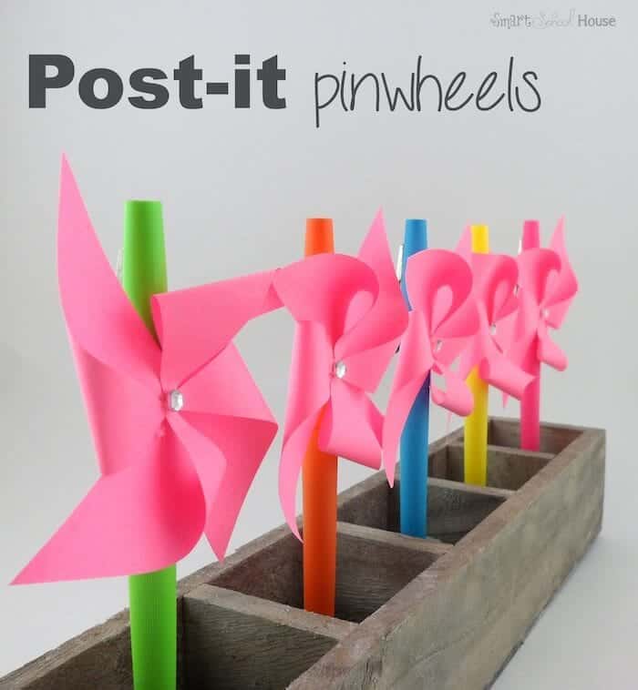 Post-it Pinwheels a