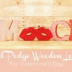 smooch wooden letters