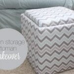 storage ottoman makeover