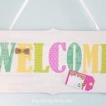 Dear Lizzy Welcome Sign 007