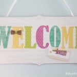 Dear Lizzy Welcome Sign 013