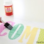Dear Lizzy Welcome Sign 6