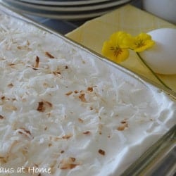 Four layer pineapple dessert