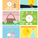 Get these FREE Easter Lunchbox Laughs at I heart naptime. #easter