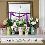 Risen Easter Mantel