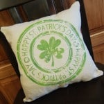 Shamrock Stamp Pillow 5