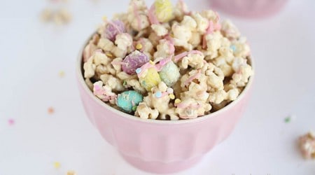 Cookie butter popcorn ... this stuff is addicting!