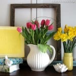 spring mantel idea