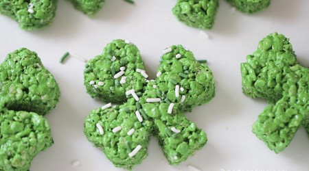Clover rice krispie treats