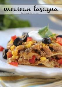 mexican lasagna