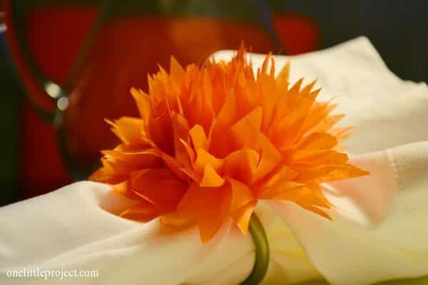 tissue flowers