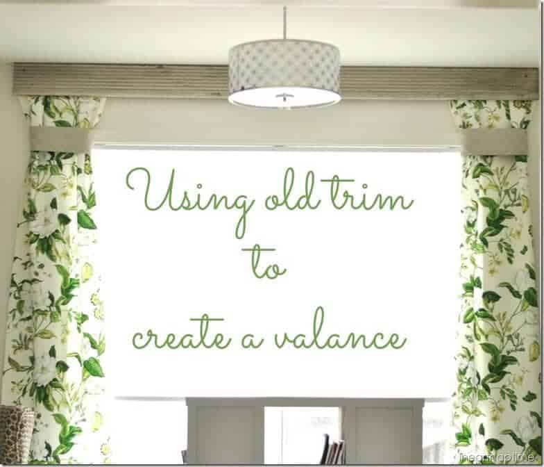 using old trim to create a valance @cleverlyinspired (10) using old trim to create a valance @cleverlyinspired (10)