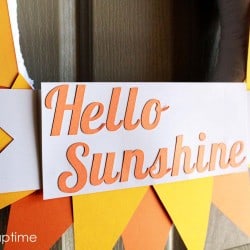 Hello Sunshine Summer Wreath 9
