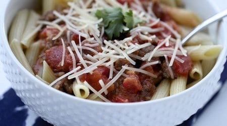Creamy Italian pasta (flavors of summer)