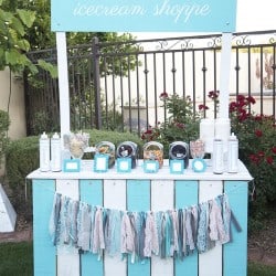 DIY ice cream stand ...so cute!