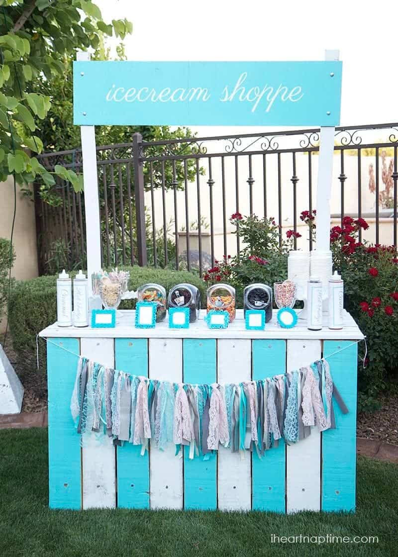 DIY ice cream stand I Heart Nap Time