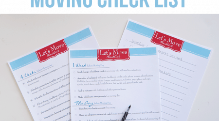 Free printable moving checklist 