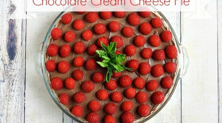 Chocolate Cream Cheese Pie {Hello Summer}