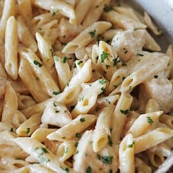 One Pan Chicken Alfredo from No. 2 Pencil