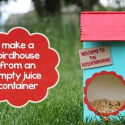 Juice Container Bird House on I Heart Nap Time