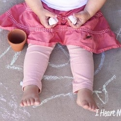 homemade sidewalk chalk