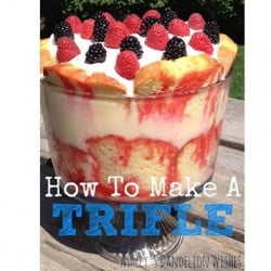 how to make a trifle