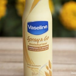 vaseline spray and go moisturizer