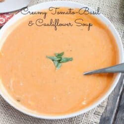 Tomato Basil Cauliflower Soup5