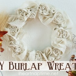 DIY Burlap Wreath