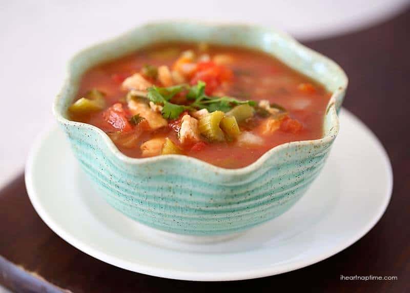 Mexican chicken soup - whole 30 recipe - I Heart Nap Time
