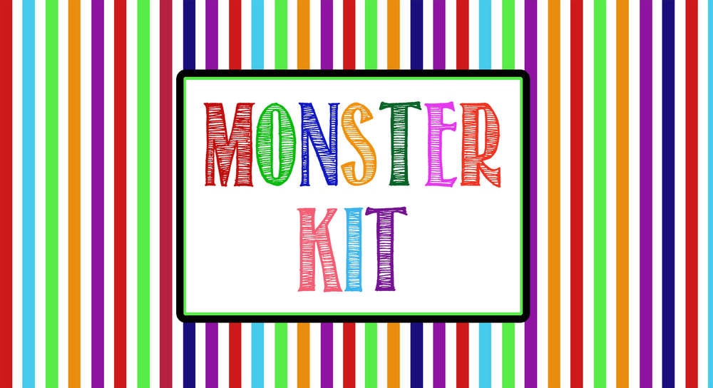 DIY Mason Jar Monster Kit Hello Summer I Heart Nap Time