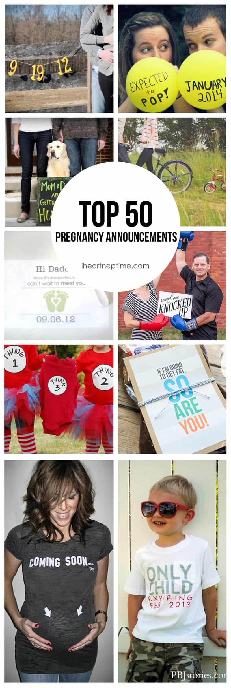 50 Creative Ways to Announce you're Pregnant! - I Heart ...